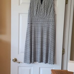 Black & White Sleeveless Dress